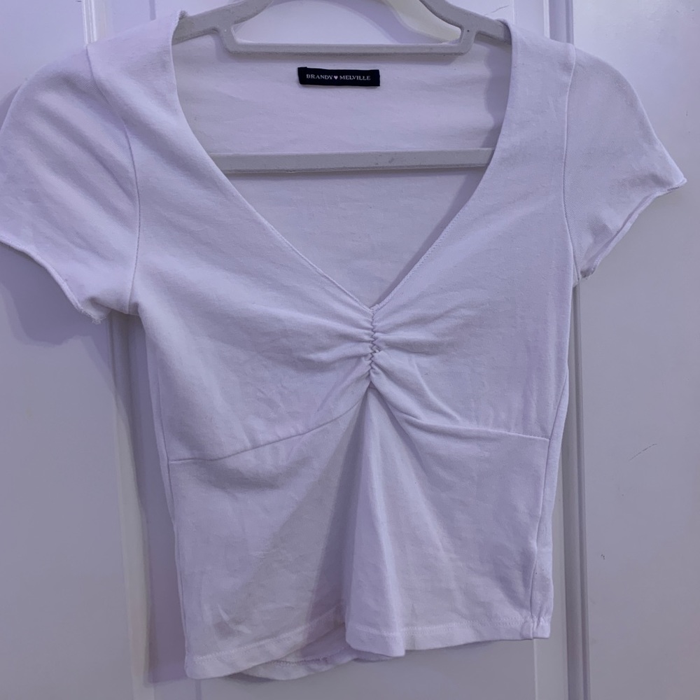 brandy melville white top